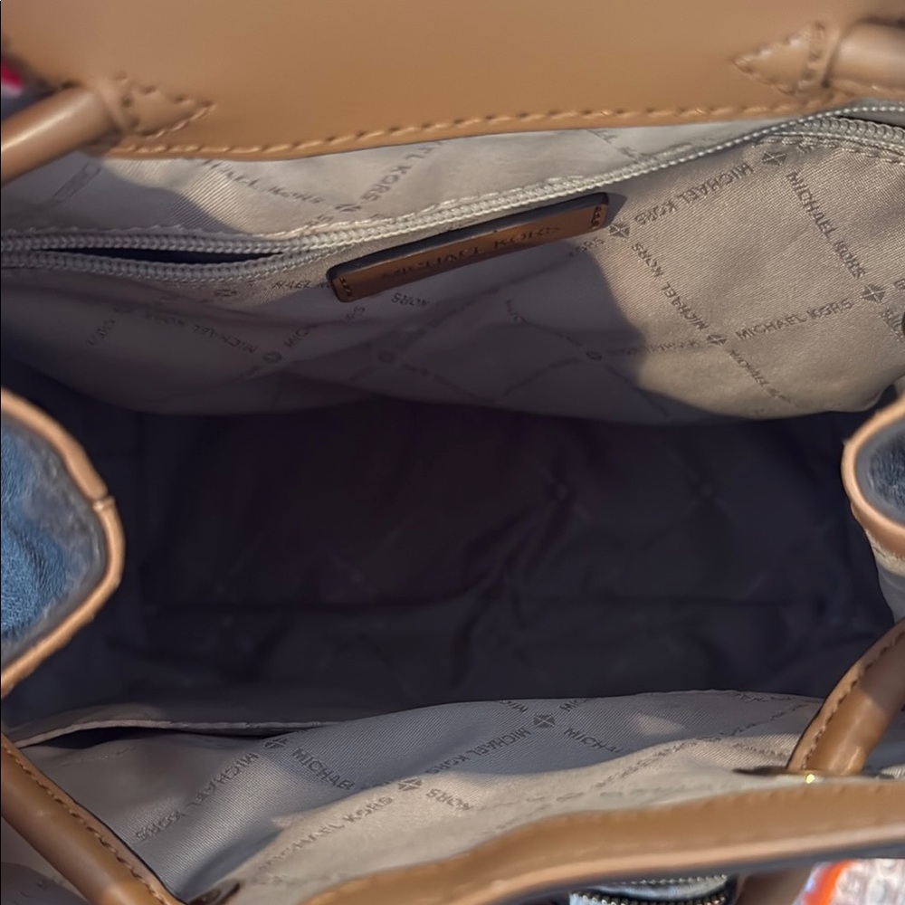 Michael Kors Tan and Brown Backpack - Picture 3 of 5